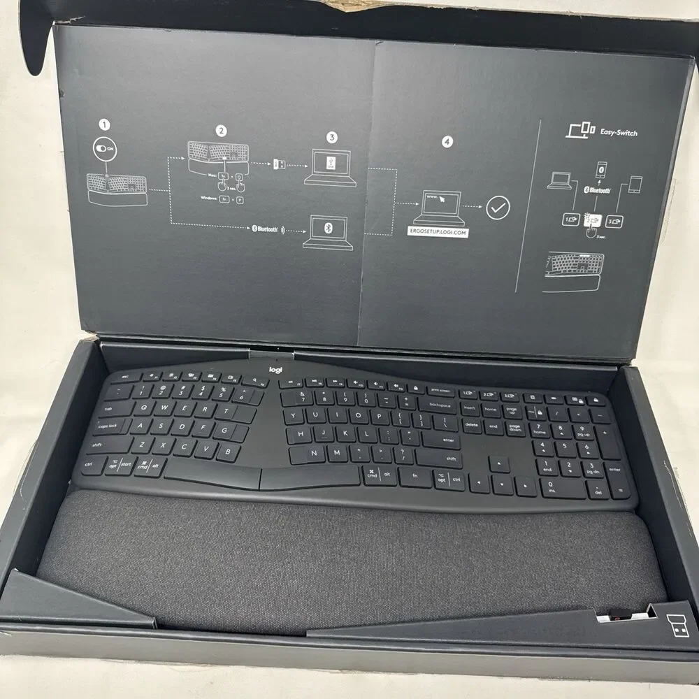 Logitech ERGO K860 Wireless Keyboard - Black